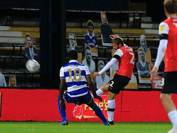 Martin Cranie clears the danger during Tuesday night's 1-1 draw with QPR