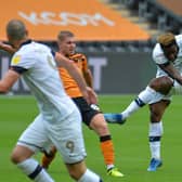 Kazenga LuaLua fires home his match-winning strike at Hull on Saturday