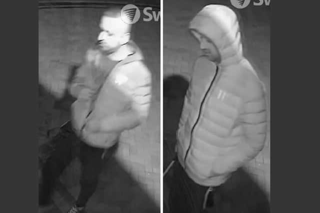 Police would like to speak to the man in these CCTV images