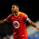 Akin Famewo in action for Norwich City's U21s