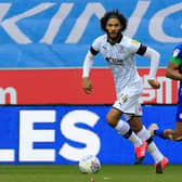 Izzy Brown in action for Luton last term