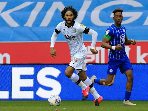 Izzy Brown in action for Luton last term