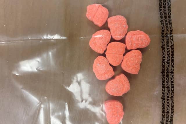 The seized MDMA drugs