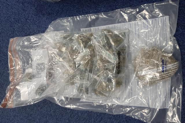 One packet of the seized drugs