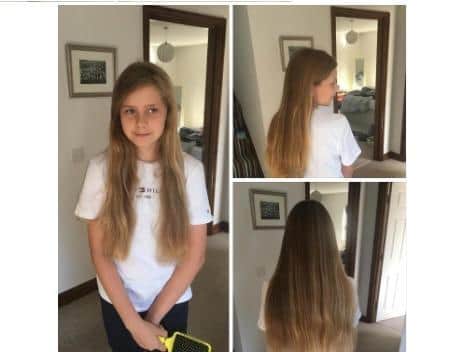 Mieke will be donating her hair to The Little Princess Trust