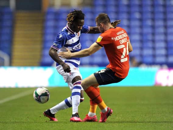 Action from the Hatters' third round win over Reading on Tuesday night