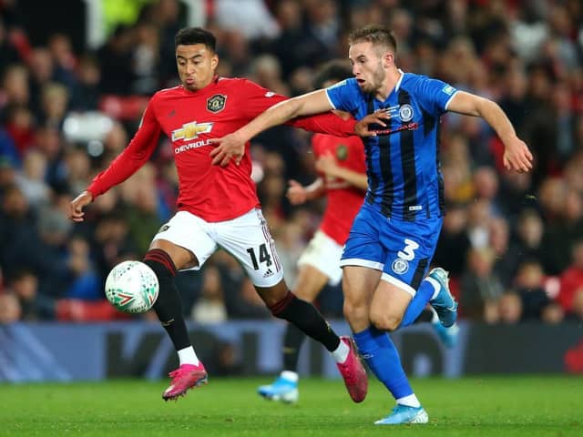 Jesse Lingard starts for Manchester United this evening