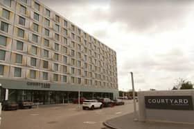 The scheme will use part of the car park of the Courtyard by Marriott Hotel