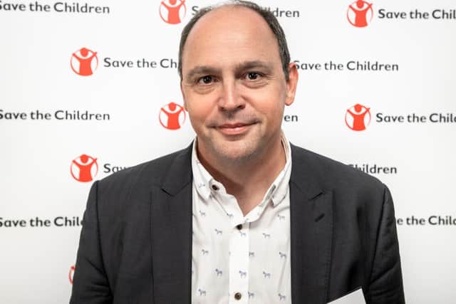 Jon Jacques, chair of Will Aid (C) Isobel Stewart, Save the Children