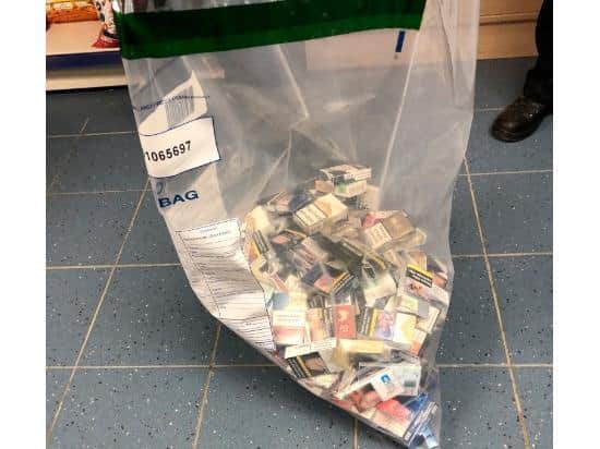 The cigarettes were seized from a shop in Dunstable
