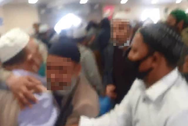 Disorder broke out at the Jalalabad Jame Masjid Mosque last Friday