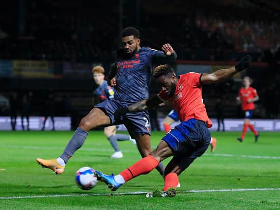 Substitute Kazenga LuaLua fires over a cross late on against Nottingham Forest