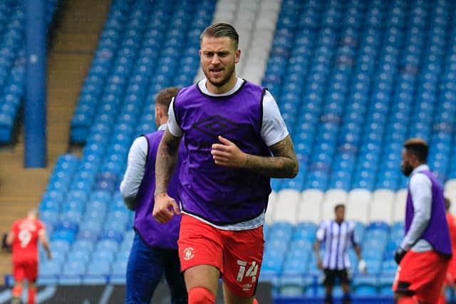 Town midfielder George Moncur bagged a first goal of the season on Saturday