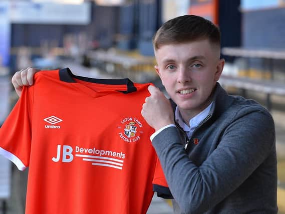 Luton signed former West Bromwich Albion midfielder Jack Chambers recently