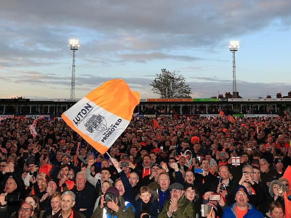 Luton will be hoping to welcome some fans back for next Wednesday's game with Norwich