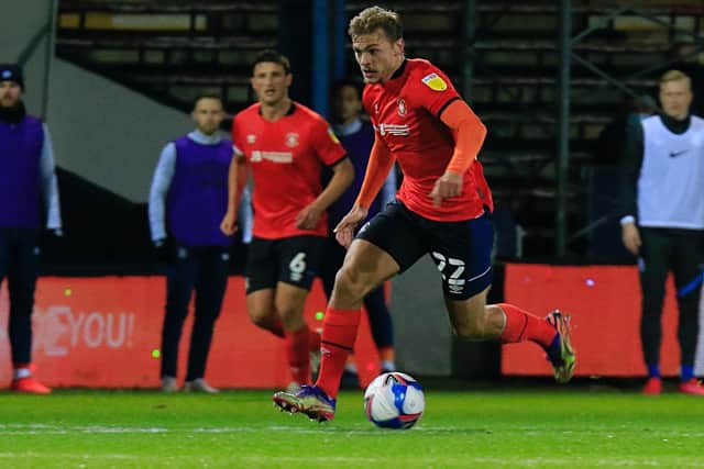 Kiernan Dewsbury-Hall bursts forward against Birmingham on Tuesday night