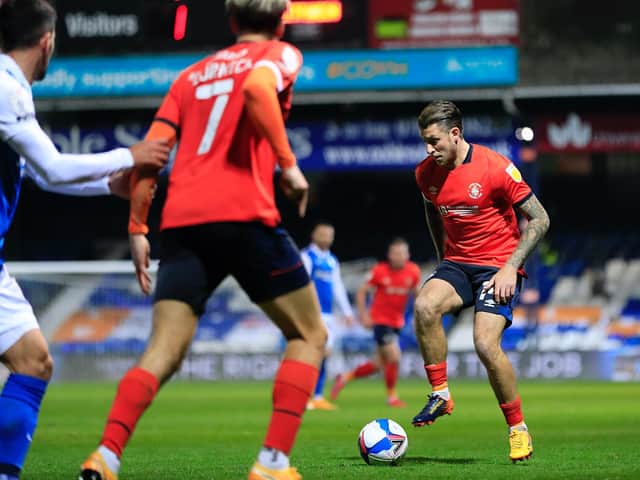 George Moncur was one of two changes made by Nathan Jones against Birmingham City on Tuesday night