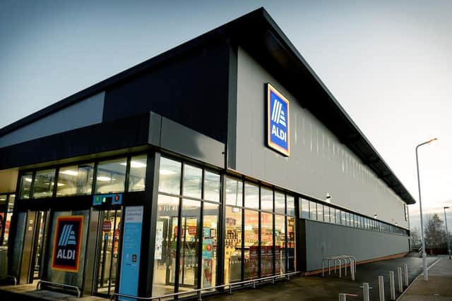 The newly rebuilt Aldi store on Dallow Road