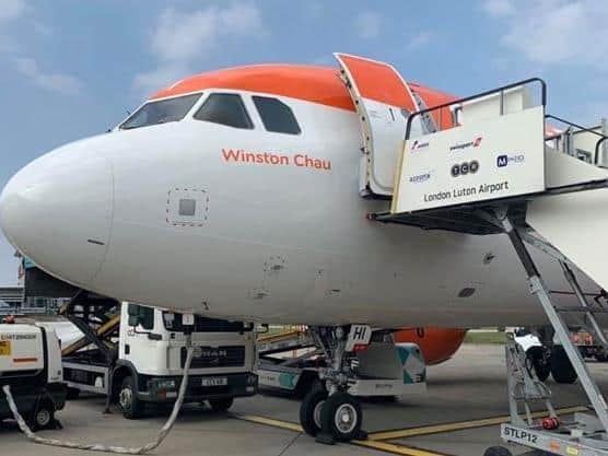 EasyJet paid tribute to their late employee by naming a plane after him