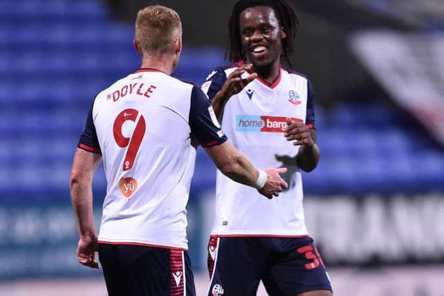 Town defender Peter Kioso has been in excellent form for Bolton
