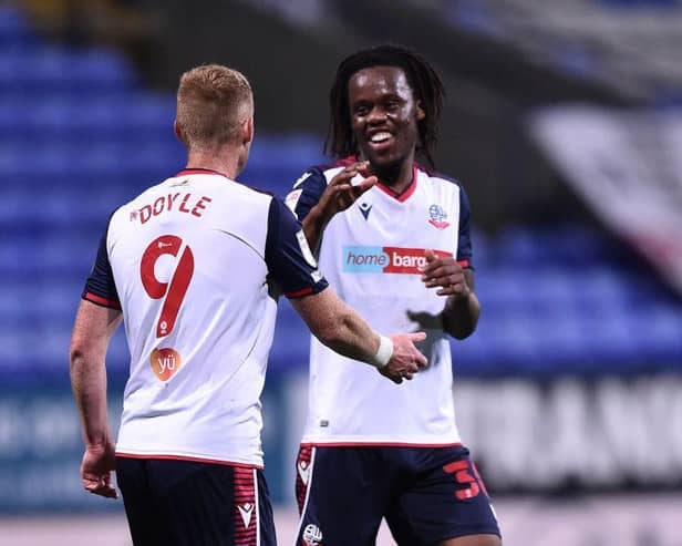 Town defender Peter Kioso has been in excellent form for Bolton
