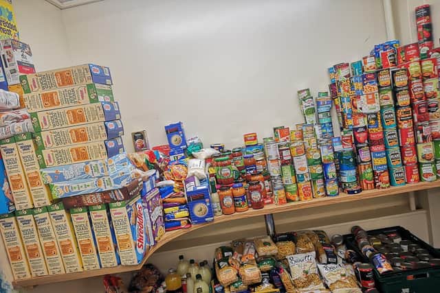 The schools have now each established a permanent, in-house ‘foodbank’ provision within each school