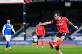 Defender Rhys Norrington-Davies in action for Luton