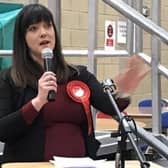 Luton North MP Sarah Owen on election night last year (December 12, 2019)