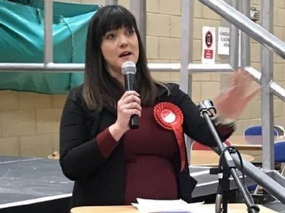 Luton North MP Sarah Owen on election night last year (December 12, 2019)
