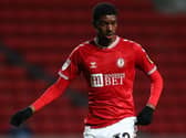 Former Luton midfielder Tyreeq Bakinson in action for Bristol City