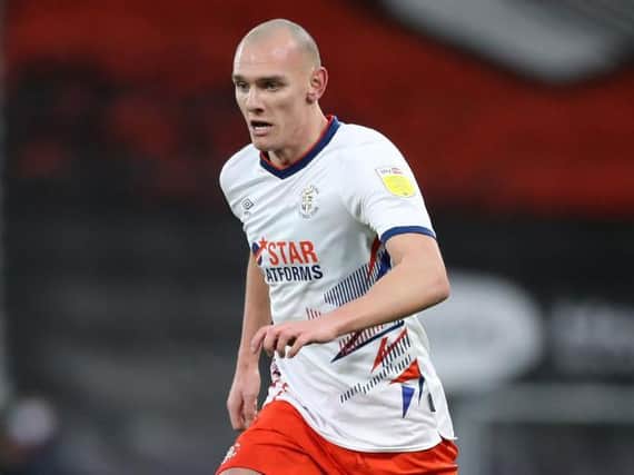 Kal Naismith on his debut for Luton against Bournemouth at the weekend