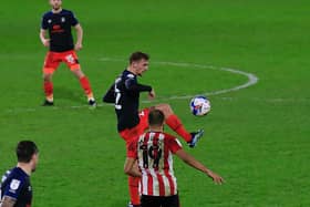 Kiernan Dewsbury-Hall lays the ball off against Brentford