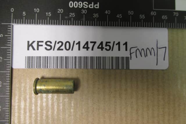 The bullet recovered from the scene