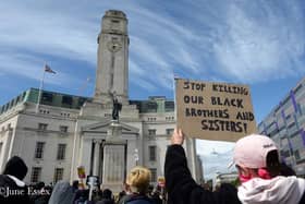 Last year's Black Lives Matter protest in Luton