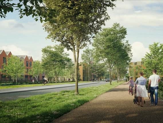 Linmere Development Map Plans submitted for 1,200 new homes in 'Linmere' development north of ...