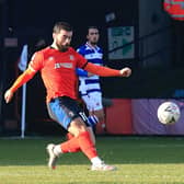 Town attacker Elliot Lee during the 1-0 FA Cup win over Reading last month