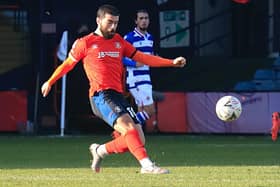 Town attacker Elliot Lee during the 1-0 FA Cup win over Reading last month