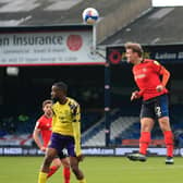 Kiernan Dewsbury-Hall gets a header in against Huddersfield Town
