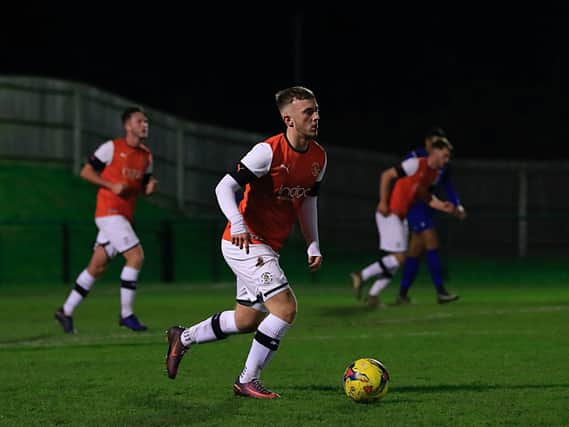 Jake Peck was on target for the Hatters U21s