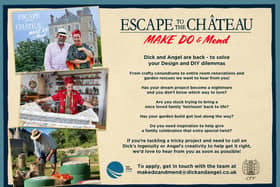 Bedfordshire residents wanted for Channel 4's Escape To The Chateau: Make Do and Mend (C) Chateau TV