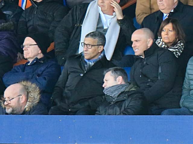 Nottingham Forest boss Chris Hughton watches a Luton game last season