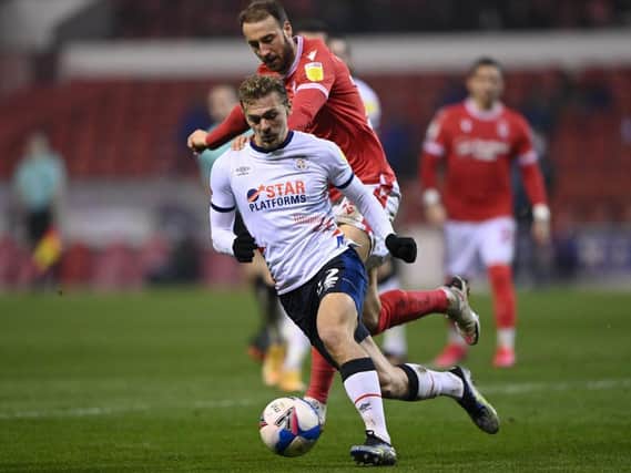 Kiernan Dewsbury-Hall on the ball during Tuesday's win at Nottingham Forest