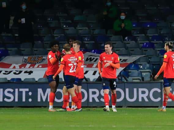 Elijah Adebayo gets the plaudits after making it 2-0 from the penalty spot against Coventry