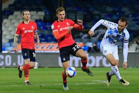 Luton's on-loan midfielder Kiernan Dewsbury-Hall