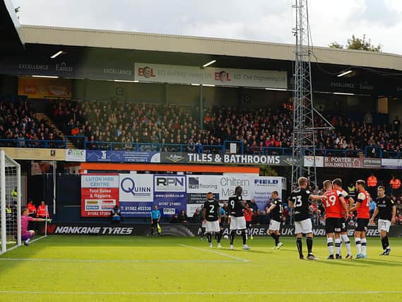 Luton Town's season has been suspended until April 3 at the earliest