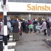 Sainsbury's elderly hour March 19