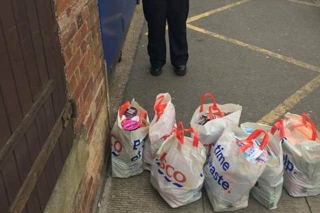 Food and essentials delivered to Luton and Dunstable Hospital. (C) Govia Thameslink Railway