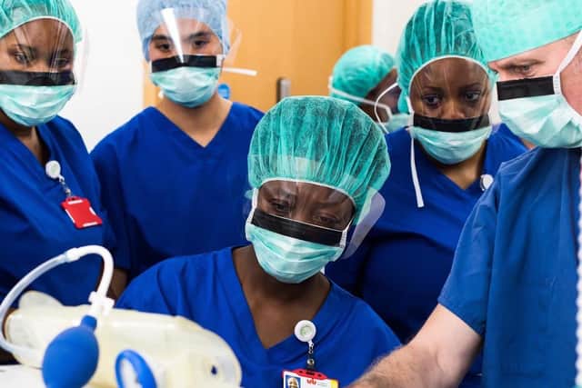 Student University of Bedfordshire nurses on placement
