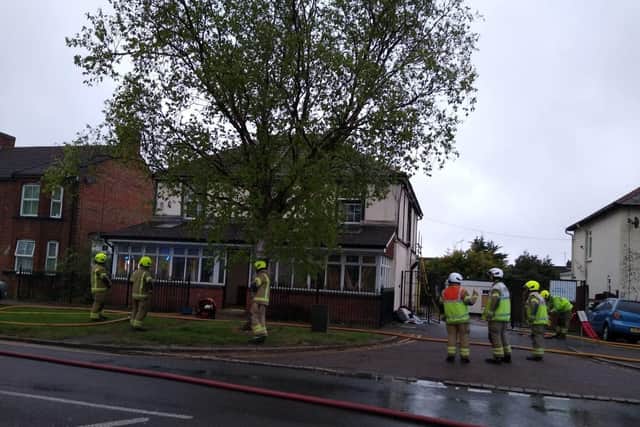 Firefighters were called to a building fire in Dunstable. (C) Dunstable Community Fire Station