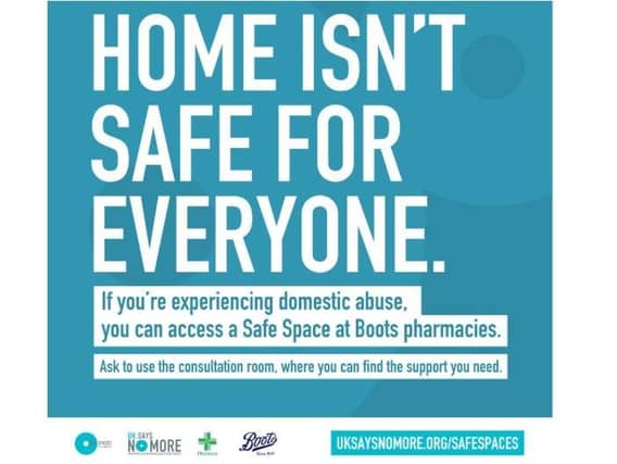 Campaign launches safe space in Boots stores forvictims of domestic abuse across the UK